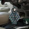Decoración colgante para coche creativa transfronteriza, pequeño suéter con estampado navideño, juego de palanca de cambios y mango, cubierta protectora mini con capucha