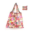 Bolsa de Compras Plegable, Nueva de Gran Capacidad, Bolsa Plegable Ecológica en Stock, Bolsa de Tote de Almacenamiento Plegable Portátil Impresa Creativa