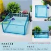 Bebedero para Cangrejo Ermitaño, Comedero, Paisajismo de Resina, Reponedor de Agua de Doble Compartimento, Recipiente para Baño, Reptil Mascota Antiahogamiento, Multifuncional Dos en Uno