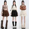 Nueva colección Otoño-Invierno 2024 de Ruoxin: falda midi adelgazante, de pana, dulce y versátil para mujer
