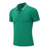 Camisa polo de gola intercolor de manga curta de verão camisa cultural macacão corporativo lapela camisa publicitária personalizado impresso logotipo ferramental