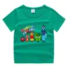 2026 Nova Roupa Infantil Verão Camiseta de Manga Curta para Meninos e Meninas Camiseta Base de Algodão Camiseta de Meia Manga para Bebê Top Infantil