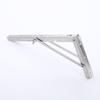 Soporte triangular plegable móvil de acero inoxidable para el hogar, soporte de ángulo recto de 90 grados con carga, soporte de pared superior para partición