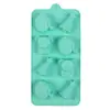 Serie Navideña Santa Árbol Oso Chocolate Dulce Galleta Molde de Silicona Cubo de Hielo Casero Gelatina Gomita Decoración de Pastel