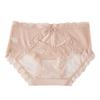 10A Moonlight Antibacterial Encaje Deseo Puro Ropa Interior Femenina Satén de Alta Calidad Entrepierna de Seda Pura de Morera Gasa Calzoncillos Sexy