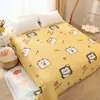 Sábana de algodón lavado de una sola pieza para cama de verano, dormitorio de estudiante, funda de edredón Clase A, tela de sábana de cama individual y doble de verano, sábana para kang de cuatro estaciones
