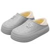 Pantuflas de Algodón Impermeables Otoño e Invierno para Hombre Estilo Nuevo 2025 para Interiores y Exteriores Antideslizantes con Talón de Bolsa Forradas de Lana Calientes Zapatos de Algodón