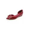 Zapatos Mary Jane de Punta Fina y Tacón Bajo, Estilo Maduro Moderno y Elegante que Aumenta la Altura, con Hebilla Cuadrada Roja, para Mujeres Pequeñas