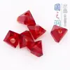 Suministro directo de fábrica 4-10 mm Nuevas cuentas triangulares cristal de vidrio cuentas sueltas tridimensionales accesorios para joyería DIY pendientes
