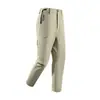 Nuevos pantalones de senderismo para exteriores de otoño e invierno para hombre, con múltiples bolsillos, tejido de sarga y protección de tres capas, diseñados para uso casual y deportivo, mezcla de nailon de 255 g