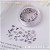Mini Strass de Circonita con Base Puntiaguda para Uñas, Diamantes Blancos Irregulares Marquise Ultra Brillantes, Accesorios de Uñas de Lujo Ligero