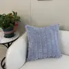 Funda de almohada de pana estilo nórdico Amazon transfronteriza, color liso, cojín cuadrado decorativo para sofá del hogar