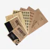 Pegatina Marca de Papel Kraft A4 Personalizada, Pegatina Sello Retro para Envíos de Repostería, Pegatina Marca para Caja Etiqueta de Caja