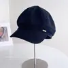 Gorra de Boina Octagonal de Moda Cepillada Pequeña y Sencilla para Mujer Otoño Versátil Casual Protección contra el Frío Calidez Gorra de Pato de Pico de Pato Moderna