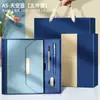 Set de Regalo de Caja de Cuaderno A5 de Alta Gama Personalizable para Negocios, Empresa, Escuela, Recuerdo Práctico, Logo Imprimible