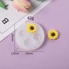 Molde creativo de silicona para dulces con forma de flor, accesorios de decoración para tartas de cumpleaños