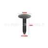 N804349S es adecuado para sujetadores de pasador recto en forma de árbol para maletero de coche Ford, clips de fijación para panel de techo y panel interior