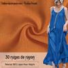 Em estoque Engrossado 30 Algodão Amassado Vestido Feminino Tecido Algodão Salgueiro Algodão Amassado Pano Amassado Primavera e Verão Tingimento