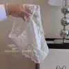 Lencería Fina de Encaje Transpirable Malla Hueca Cintura Media Algodón Puro Entrepierna Tejido de Seda Cómodos Calzones para Mujer Ropa Interior Francesa