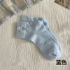 Calcetines JK de encaje con volantes blancos para mujer, de media pantorrilla, primavera y otoño, serie blanca, nuevos calcetines holgados estilo japonés de principios de otoño, calcetines Zhuji