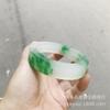 Suministro de transmisión en vivo pulsera de hielo alta pulsera en bruto pulsera de roca de cuarzo pulsera de jade flor flotante de jade pulsera verde Ziyang lote de lana en blanco