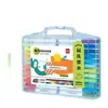 Marcador Acrílico Redondo Lavable Fácil Deli para Niños Acrílico Lavable Impermeable Color Apilable Gran Capacidad Bolígrafo Acrílico