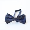 Fábrica en stock al por mayor retro flor grande francés doble piso caballero novio padrino grupo corbata de moño banquetes para hombres corbata de moño