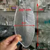 Hojas de Repuesto para Candelabro de Cristal Bricolaje Piezas de Repuesto para el Hogar Accesorios de Hoja de Vidrio Accesorios para Lámparas de Concha