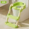 Escalera de baño para niños, inodoro plegable para bebés, escalera auxiliar para inodoro, escalón para bebés masculinos y femeninos, reposabrazos para inodoro