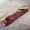 Cachimbo de Escultura em Madeira Peças Pequenas Pixiu Porta-Cigarros Pele de Tigre Sândalo Sândalo de Sangue Artesanal com Núcleo de Filtro Madeira Maciça Cachimbo Curvo para Homens