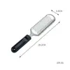 Removedor de Callos para Uso en Casa, Raspador de Talón, Piedra para Pulir Pies, Pulidora de Piel de Pie, Lima para Pies, Cuchillo de Pedicura de Doble Cara