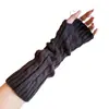 Polainas de lana tejida, cubrepiernas, cubrepiés, calcetines apilados para mujer, forrados de polar, diseño trenzado, protectores cálidos para piernas y rodillas, venta al por mayor transfronteriza europea y americana