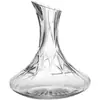 Decantador de vino de cristal sin plomo decantador de vino estilo europeo sin pie rayado grabado veta de martillo diagonal decantador de vino decantador de vino