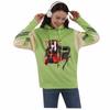 Moletom com Capuz e Colorblock Estampado com Pupila Vermelha Akame Ga Kill Chop-Red para Homens