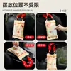 Caja de Pañuelos Portátil para Coche Conejo Lindo Multifuncional para Coche Almacenamiento en Asiento Bolsa para Colgar Pañuelos