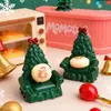 Cojín Árbol de Navidad Yqt Sofá Silla Escena Miniatura Adornos Decoración Navideña Adornos de Manualidades Navideñas de Resina DIY