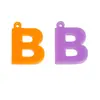 Plástico Acrílico Letras Inglesas Cuentas Sueltas DIY Cadena para Celular Hecha a Mano Pendientes Colgante Material para Bolsos Accesorios Venta al por Mayor
