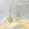 Novos Brincos de Gota d'Água, Brincos de Olho de Gato, Brincos de Luxo Leve Cravejados com Diamantes para Mulheres Atacado