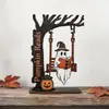 Columpio de Fantasma Divertido Transfronterizo Adorno de Madera Columpio de Fantasma Divertido Decoración S