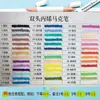 Venta Directa de Fábrica de Marcadores Acrílicos de Doble Punta de Gran Capacidad en Colores Individuales para Estudiantes, Maestros, Instituciones y Venta al Por Mayor de Materiales de Arte