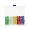 Transistor LED de 3 mm / 5 mm en caja 500, 100 por color, 5 tipos en total