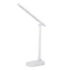 Luminária de mesa LED dobrável transfronteiriça, recarregável por USB, com controle de toque para ajustar o brilho, adequada para dormitórios de estudantes, áreas de estudo, quartos e uso de cabeceira