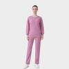 [En Stock] Conjunto Deportivo de Dos Piezas Ld Air Layer Cuello Redondo Sudadera Larga Manga Larga Holgada Ropa de Yoga para Mujer