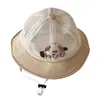Sombrero de Bebé Yipan Verano Nuevo Delgado Transpirable Malla Sombrero de Pescador Protección Solar Bebé Dibujos Animados Sombrero de Cubo