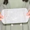 Bandeja de Silicona para Hielo con Rejilla Cubitos de Hielo Molde Plegable para Hielo Rompehielos Bandeja de Rejilla para Hielo Molde Cuadrado Pequeño Máquina de Hielo Molde de Silicona