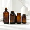 Botellas de Vidrio Enzimático de Color Ámbar al por Mayor del Fabricante, Frascos Resistentes a la Luz, Botellas Farmacéuticas, Frascos Sellados de Boca Ancha de 10 ml