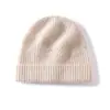 Venta al por mayor de fábrica Cachemira Transfronterizo Otoño/Invierno Estilo Nuevo Unisex Cálido Canalé Engrosado Protección contra el Frío Gorro de Punto para la Cabeza