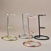 Suporte de Exibição Pilar de Cristal Pedra Bruta Amethysto Cajado Pilar-Shaped Espécime Mineral Exibição Suporte Fixo Base Ornamento