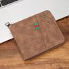 Cartera para Hombre con Cremallera Portatarjetas Multifuncional Integrado Pura Nueva Cartera para Hombre 2025 Cartera Antidesmagnetización Licencia de Conducir