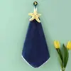Toalla de mano colgante linda y elegante, Toalla de mano de cocina absorbente y engrosada, Toalla pequeña como regalo, Toalla pequeña colgante